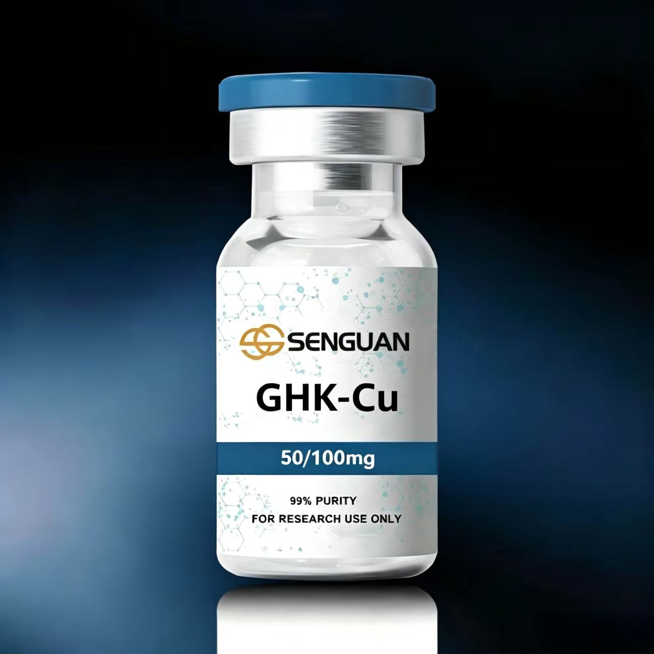 GHK-Cu (Copper Peptide) Lyophilized Powder | Cosmetic Grade